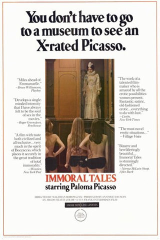 Immoral Tales Movie Poster Print