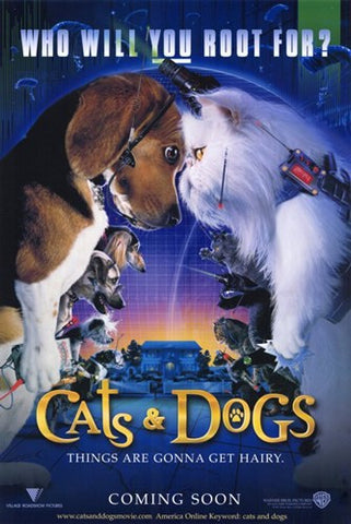 Cats Dogs Movie Poster Print