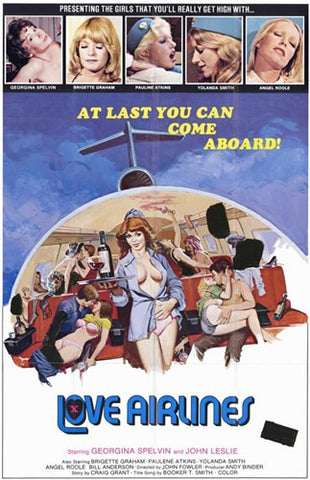 Love Airlines Movie Poster Print