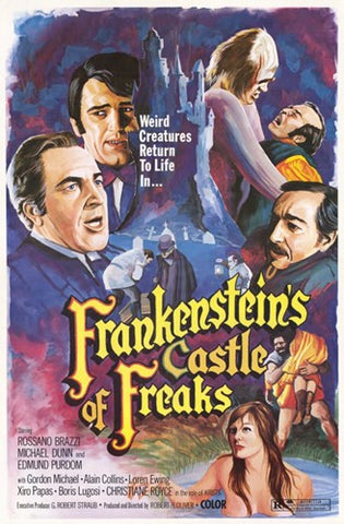 Frankenstein's Castle of Freaks Movie Poster Print
