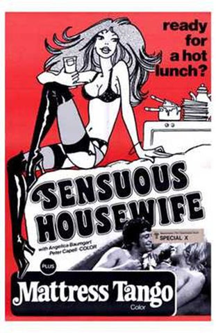 Sensuous Housewife Movie Poster Print