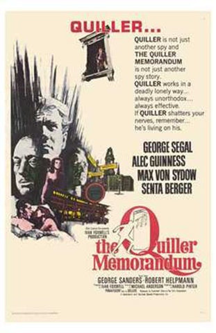 The Quiller Memorandum Movie Poster Print
