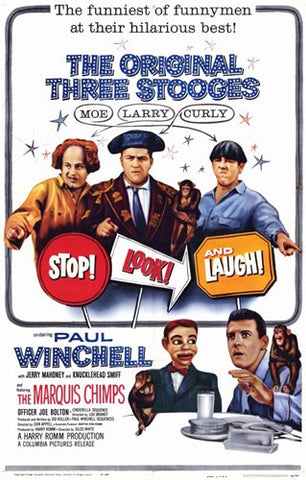 Stop Look and Laugh Movie Poster Print