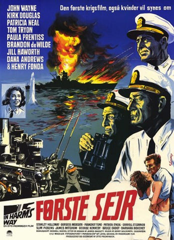 in Harms Way Movie Poster Print