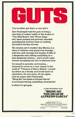 Bring Me the Head of Alfredo Garcia Movie Poster Print