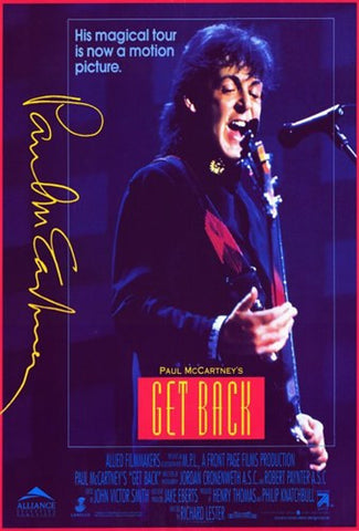 Get Back Movie Poster Print