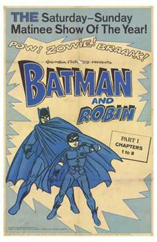 Batman and Robin Movie Poster Print