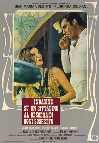 Investigation of a Citizen Above Suspicion Movie Poster Print