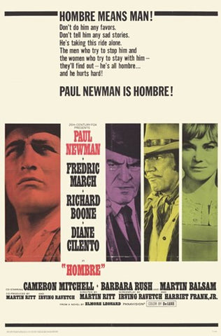 Hombre Movie Poster Print