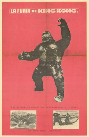 King Kong Strikes Again Movie Poster Print