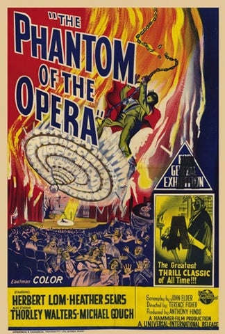 Phantom of the Opera, c.1962 - style A Movie Poster Print