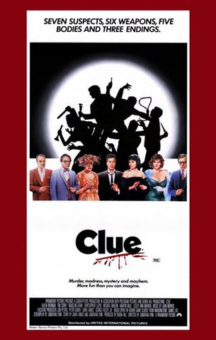 Clue Movie Poster Print