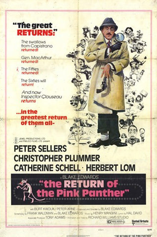 The Return of the Pink Panther Movie Poster Print
