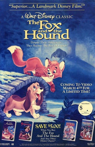 The Fox and the Hound Movie Poster Print