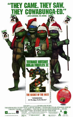 Teenage Mutant Ninja Turtles 2: the Secr Movie Poster Print