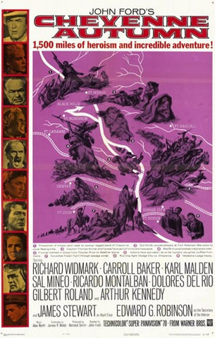 Cheyenne Autumn Movie Poster Print