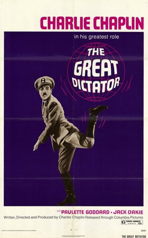 The Great Dictator Movie Poster Print