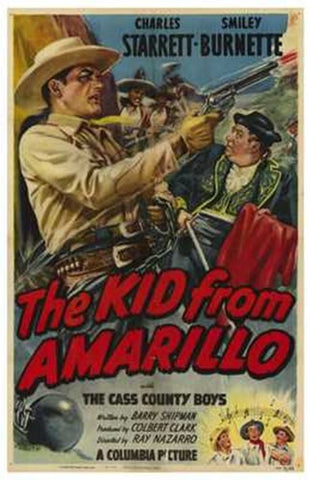 The Kid from Amarillo Movie Poster Print