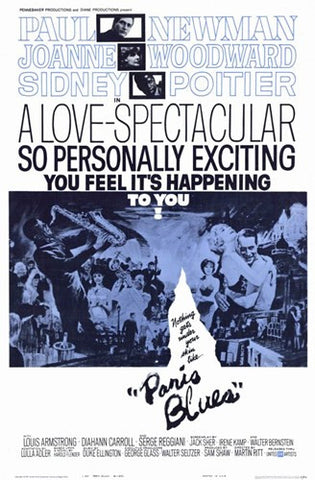Paris Blues Movie Poster Print