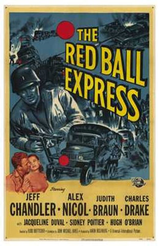 Red Ball Express Movie Poster Print