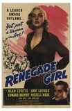 Renegade Girl Movie Poster Print