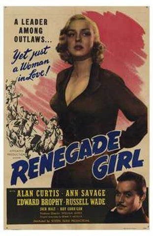 Renegade Girl Movie Poster Print