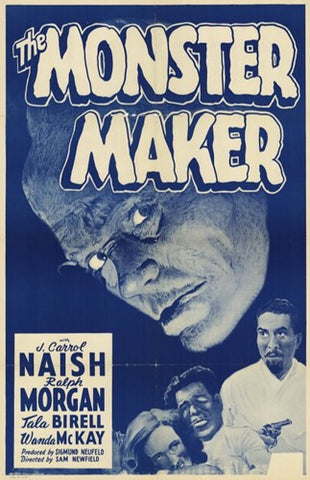 The Monster Maker Movie Poster Print