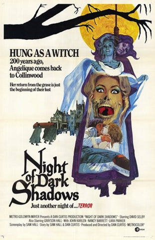 Night of Dark Shadows Movie Poster Print