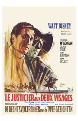 Dr Syn  Alias the Scarecrow Movie Poster Print