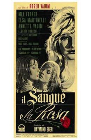 Blood and Roses Movie Poster Print