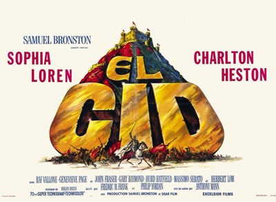 El Cid Movie Poster Print