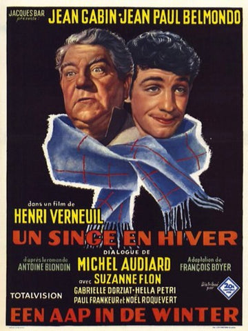 Monkey in Winter Movie Poster Print