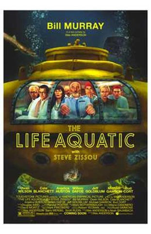 The Life Aquatic with Steve Zissou Movie Poster Print