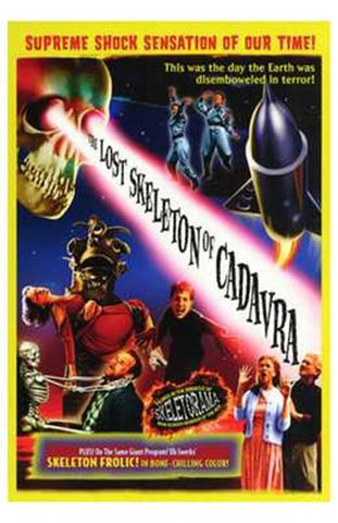 The Lost Skeleton of Cadavra Movie Poster Print