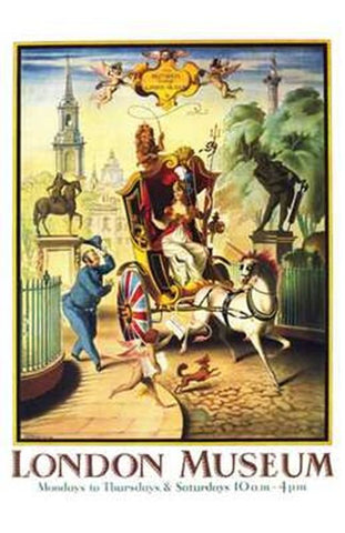 Britannia Visits the London Museum Movie Poster Print