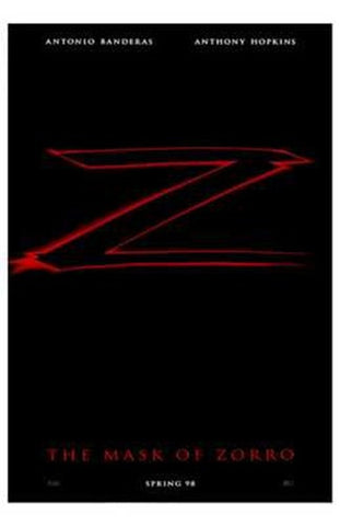 The Mask of Zorro Movie Poster Print