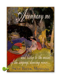 Accompany Me to the River Metal 23x31