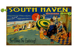 Beach Scene Metal 14x24