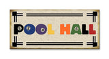 Pool Hall Metal 10.5x24