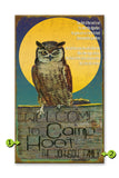 Camp Hoot Metal 28x48