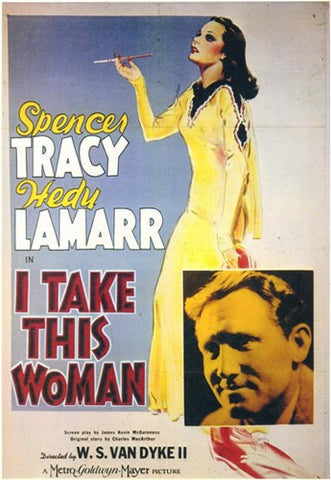 I Take This Woman Movie Poster Print