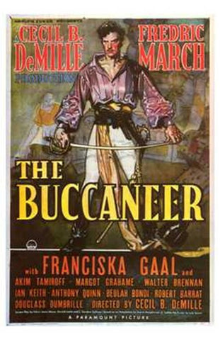 The Buccaneer Movie Poster Print