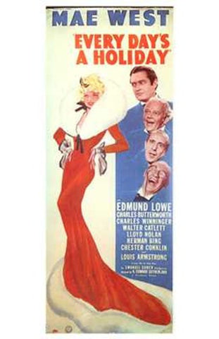 Every Day's a Holiday Movie Poster Print