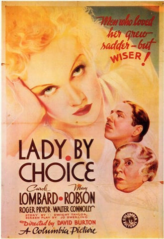 Lady By Choice Movie Poster Print