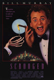 Scrooged Movie Poster Print