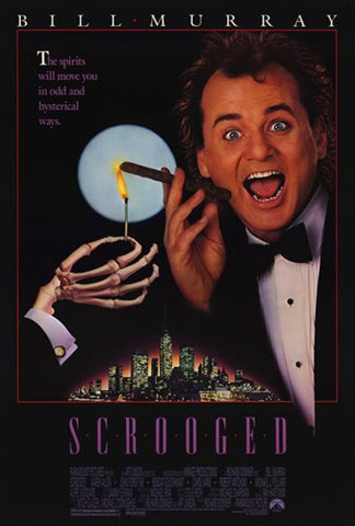 Scrooged Movie Poster Print