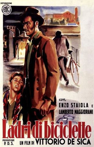 The Bicycle Thief Movie Poster Print