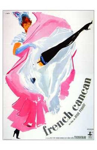 French Can Can Movie Poster Print