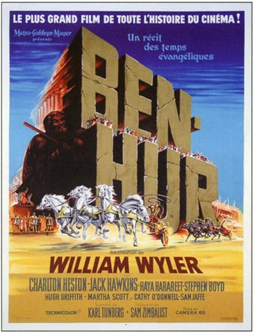 Ben Hur Movie Poster Print