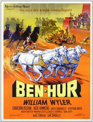 Ben Hur Movie Poster Print
